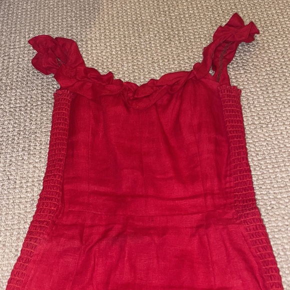 REFORMATION BONITA LINEN DRESS SIZE 2 - Picture 5 of 7